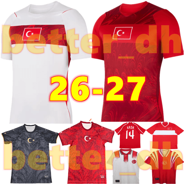Turkey Jersey 2026 World Cup Turkey Soccer Jersey ARDA GULER DEMIRAL Kokcu 26 27 Calhanoglu YILDIZ Turkiye National Team Football Shirts Men Kids Kits