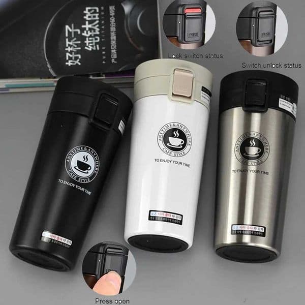 500ml Thermos Coffee Cup Vacuum Flasks Thermal Cup Double Layer Stainless Steel Vacuum Tea Mug Sports Water Bottle DrinkwareT260429