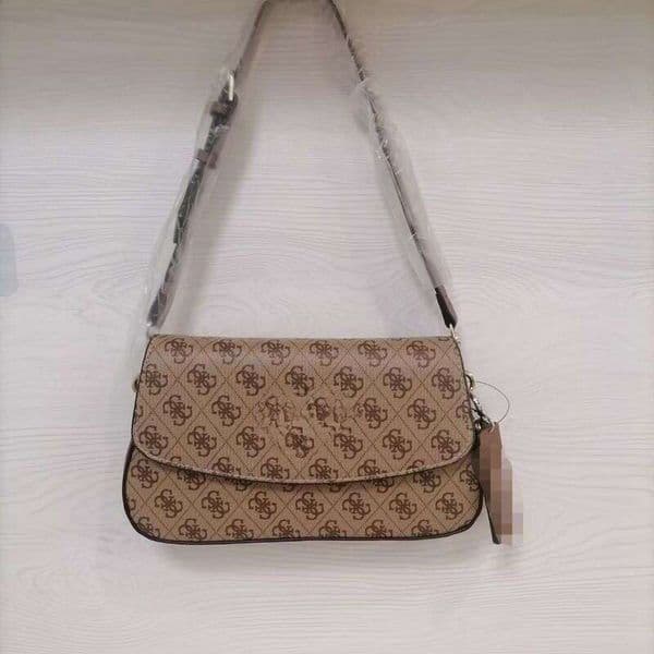 Guess Tote Bag Designer Bags 2026 Trends Guesses Bag Handbag For Women Fashion Guesse Letter Print Shoulder Bag Leather Large Capacity Luxury Makeup Bag