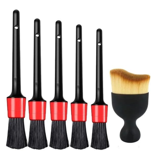 Car Cleaning Brush Kit Automotive Detail Brushes For Interior Detailing Set Wheel Rims Clean Plastic 260429