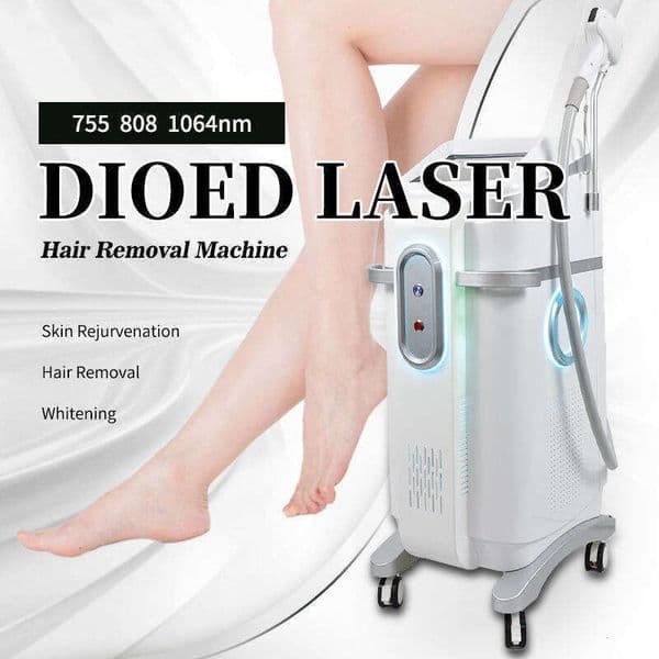 2025 Hot Selling Laser Painless Hair Removal Device Ice Titanium Diode Laser 755 808 1064 Nm Face Armpit Laser Hair Removal Machi