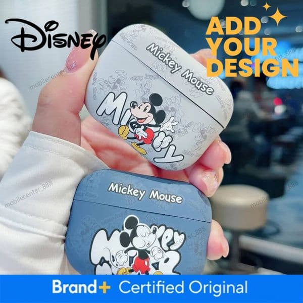 Designer Disney Disney Cartoon Mickey Mouse Soft Silicone Earphone Case For Airpods 1 2 3 4 Pro 2 3 4 Protective Cover Luxury