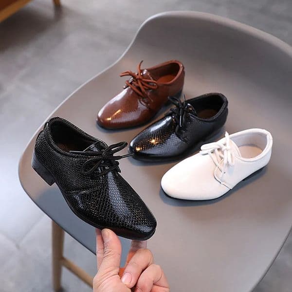 Zapatos Nio Shoes for Boys Child Leather Shoes Spring Autumn British Boy Single Shoes Fashion Performance Shoe Kids Shoe 260428