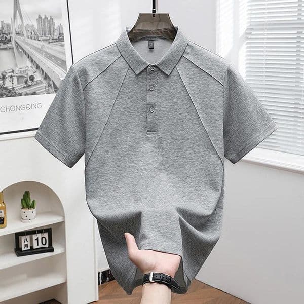 Men's Polos Extremely Simple Casual And Handsome Short Sleeved Polo Shirt Trendy Brand Lapel T-shirt 2026 Summer Item
