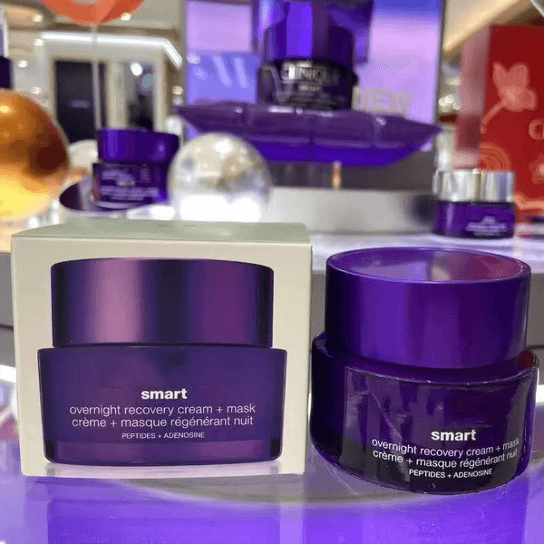 2026 Purple Smart Night Creams 50ml Overnight Recovery Cream Mask Creme Masque Regenerant Nuit 1.7oz Luxury Brand Skin Care Face Lotion Moisturizing Repairing