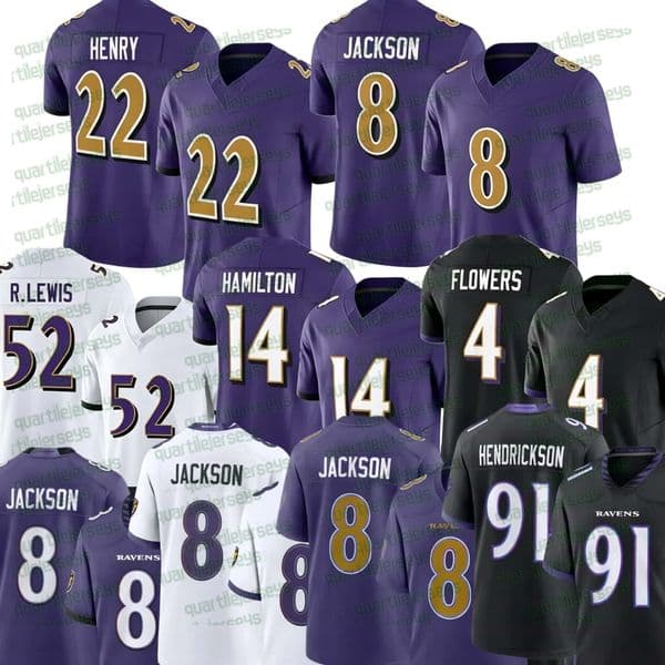 Baltimores Ravensjersey RavensS jersey Lamar Jackson Derrick Henry Zay Flowers Kyle Hamilton Roquan Smith Raven Ray Lewis Ed Reed Mike Green 2026 football jerseys