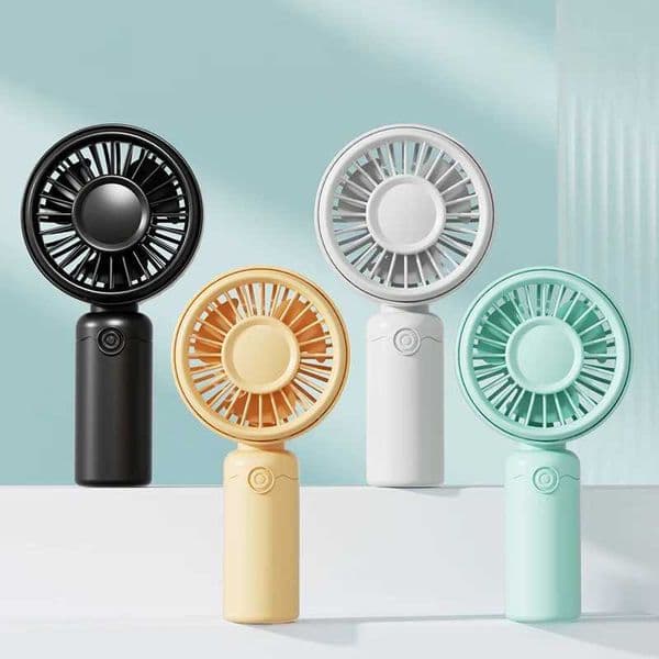New Mini Fan Portable Mini USB Rechargeable Quiet Fans Table Makeup Eyelash Cooler Kids Outdoor Office Travel Air cooler Fan L260429