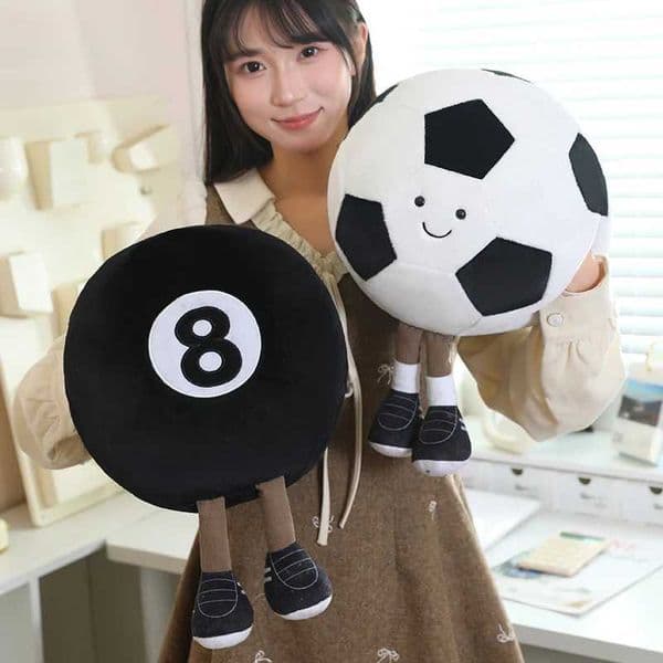 3030cm Intrsting Plush Handwarmer Volley Basket Stuffed Warm Comfortable GIfts W260428