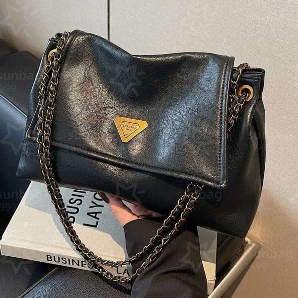 Purse Shoulder Crossbody Designer Ladies Flap Fashion Handbag Square Leather Black Chain Mini High Quality Armpit Bag Free shipping wallets purse totebag