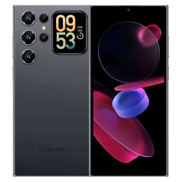 OUKITEL C62 professional smartphone, with dual display 6.88-inch 90Hz screen, 5150mAh battery, 8GB + 256GB, NFC global version mobile phone