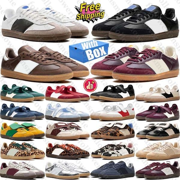 Free Shipping With Box Designer sambamen sambajane mary jane sneakers Sport Shoes for mens womens ballet flats chaussures d h gate baskets schuhe trainers quality