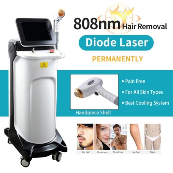 Professional High Power 808 Diode Laser Hair Removal Remvoal Machine Fast And Painless Freezing 20 Million Shots Hair303