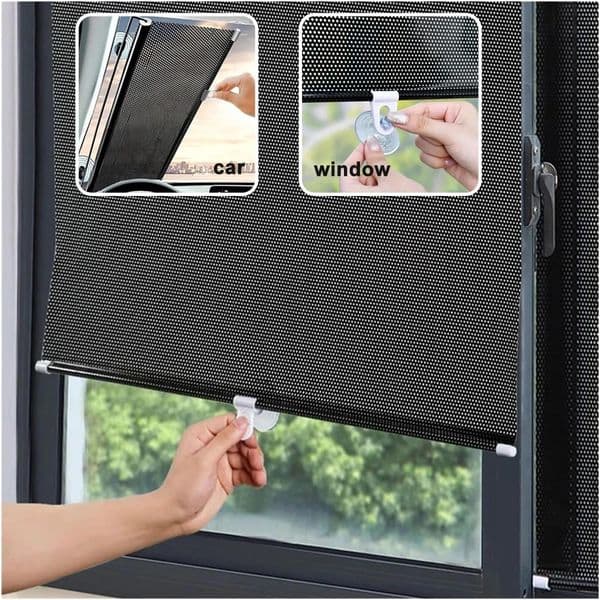 Roll Curtain Blackout Roller Blind Movable Terrace Blinds Curtains Inner Shutter Window Shades No Drill Cellular Shade Opaque 260428