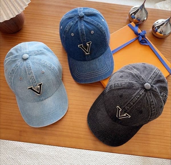 Vintage Denim Baseball Cap Luxe Washed Cotton Adjustable Snapback Casual Dad Hat for Men Women Streetwear Fashion Headwear Outdoor