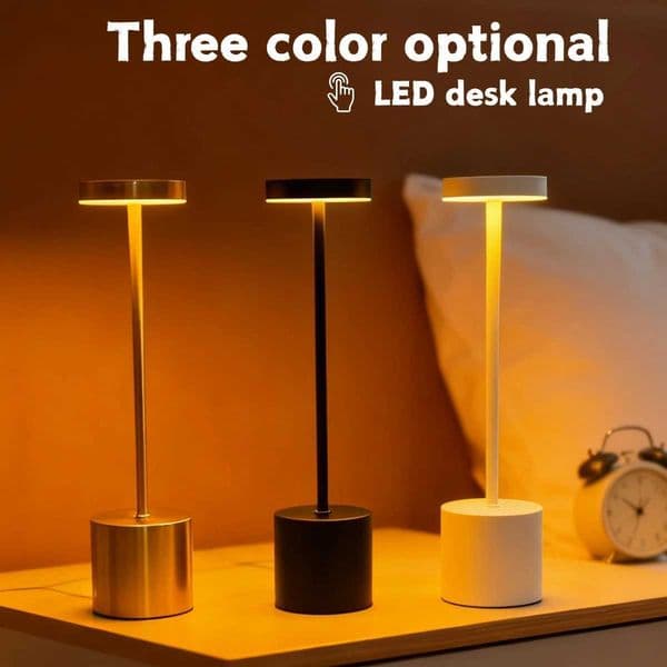 LED ambient desk lamp USB charging touch controlled dimmable indoor night light suitable for home decoration bedside rooms H260428