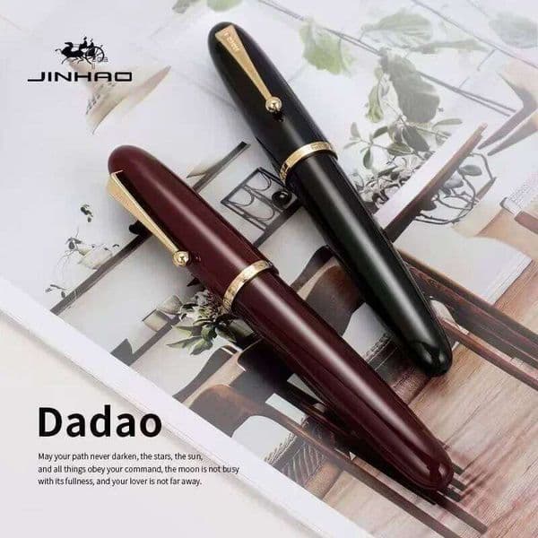 Jinhao 9019 Fountain Pen Transparent Color EF/F/M Nib Ink Student School Stationery Business Office Supplies Pens for Writing 26L0429