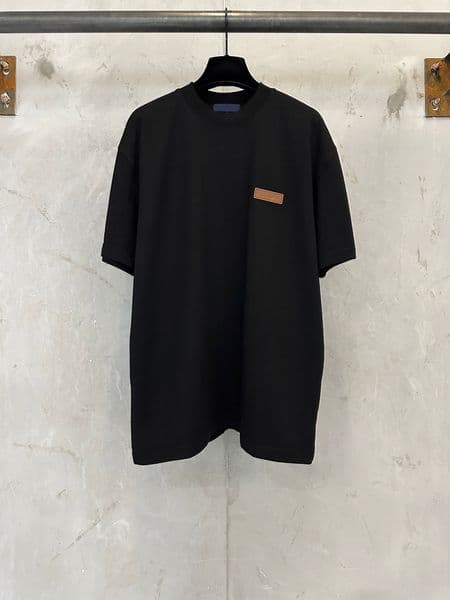 Men's Plus Tees & Polos Round neck embroidered and printed polar style summer wear with street pure cotton 223e446