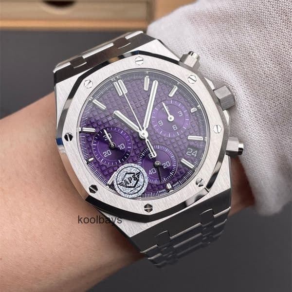 Top quality royals oak watch 26420 Cal.4401 mechanical movement super clone watches mens watch designer watch sapphire glass 904L steel 43mm 41mm with box QERQ