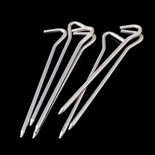 812pcs Outdoor Picnic Camping Fishing Canopy Tent Pegs Stakes Nails Ground Pin 260428