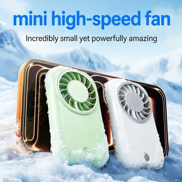 XIAOTREE Portable Handheld Small Fan 5-speed Wind 1200mah Battery Capacity Mini USB Rechargeable Handheld Fan Suitable Outdoor L260429