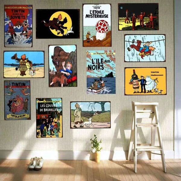 Cartoon Movie Tin Sign Metal Plate Kids Room Wall Bar Coffee Home Decor xCM Art Craft DU 26H0429