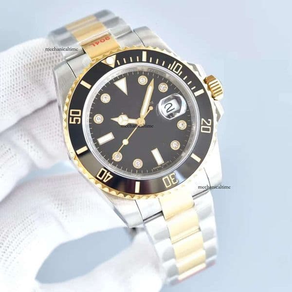 Mens Watch Automatic Mechanical Watches 40MM All Stainless Steel Business Wristwatch Strap Adjustable Montre de Luxe Self-wind Fashion Wristwatches 2813 d2