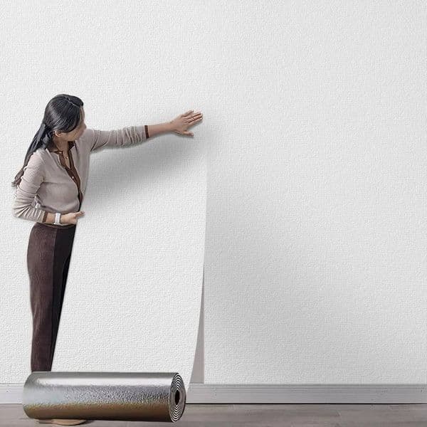 Self-Adhesive Linen Texture Wall Foam 3D Thickened Waterproof Wallpaper For Living Room Bedroom Decoration Sticker