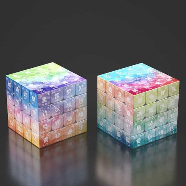 2026 New Chemical Element Math Physics Formula Student Educational Toy Personalized Creative 4X4 Cube Childrens Gift S260402 Toys 002