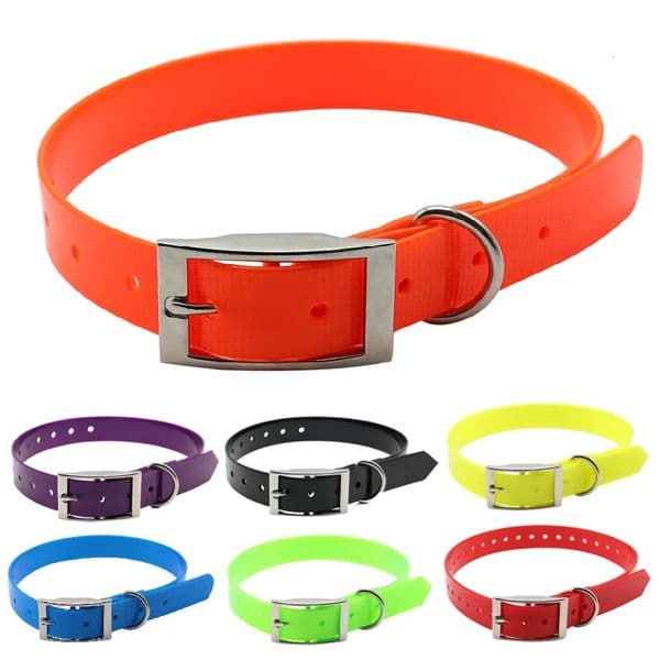 JanPet Fashion TPU Dog Pet Collars High quality waterproof deodorant Resistant dirt Easy clean collars 10 Colors Products 260430