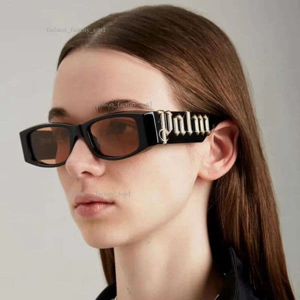 Palmies Angelies Sunglasses Designer Palm European American Celebrity Irregular Square Small Frame For Men And Women Trendy Hip-Hop Letter Sunglasses C41