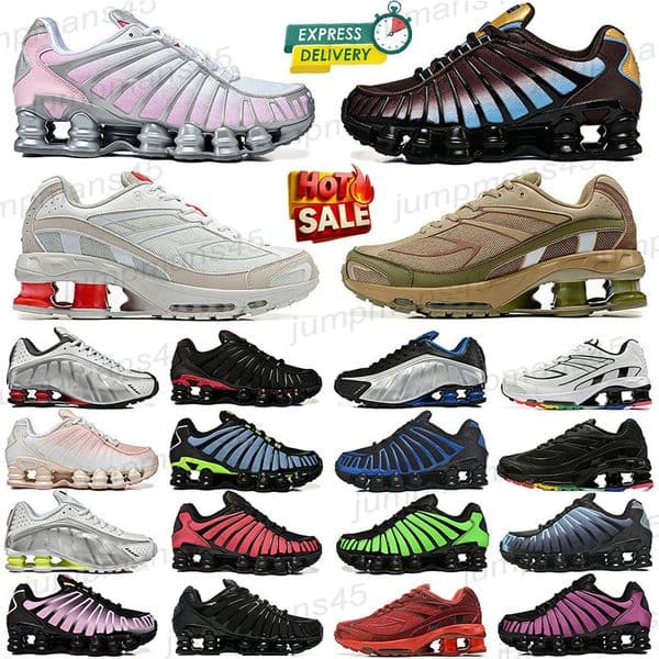 shoxs tl ride z r4 designer running shoes men women air cushion spring triple black white silver race blue bred pink orange mens trainers outdoor sports sneakers 36-46