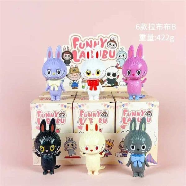 2026 New Labubu 6Pcs Blind Toy Figures Collect Anime Stuff Pvc Pleasure Mini Figure Toys Home Decor Birthday Gift 70% OFF Online M2ug 002