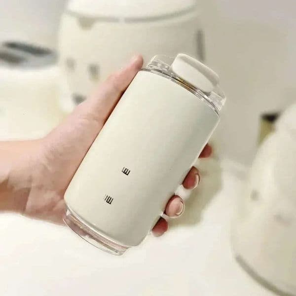 1Pcs Tumbler Thermos Cup Milky White Coffee Mug Car Insulated Water Bottle Travel Stainless Steel Vacuum Flasks Drinking Kettle 250120 B2