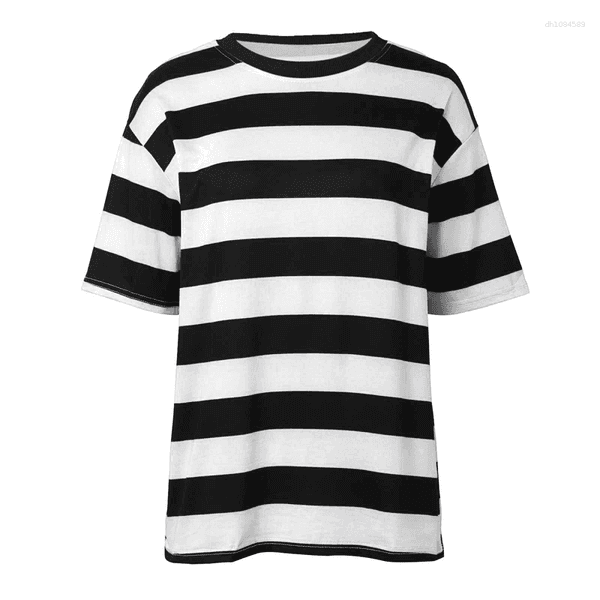 Men's T Shirts Simple Striped Graphic For Men Summer Casual Daily Wear 3D Printed T-shirts Loose Breathable Crew Neck Unisex Tees Tops