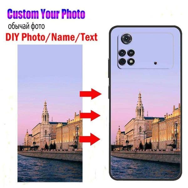Customized Personalized Photo Cover For 5G Poco X3 NFC X4 GT M4 X5 Pro Phone Cases Silicone DIY Name Picture Funda S260429