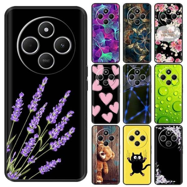 Phone Case For 2024 Luxury Soft Silicon Back Cover for Xiaomi Poco C75 Cases Bumper PocoC75 C 75 Funda Protective Shell S260429