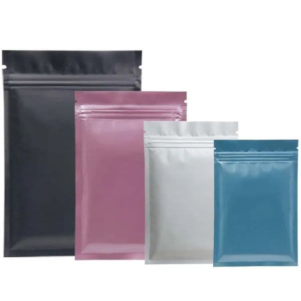Color Aluminum Foil Bag Mini Self Seal Packing Food Bag Resealable Baking Candy Jewellry Parts Bags Small Pouches Tax Duty Free