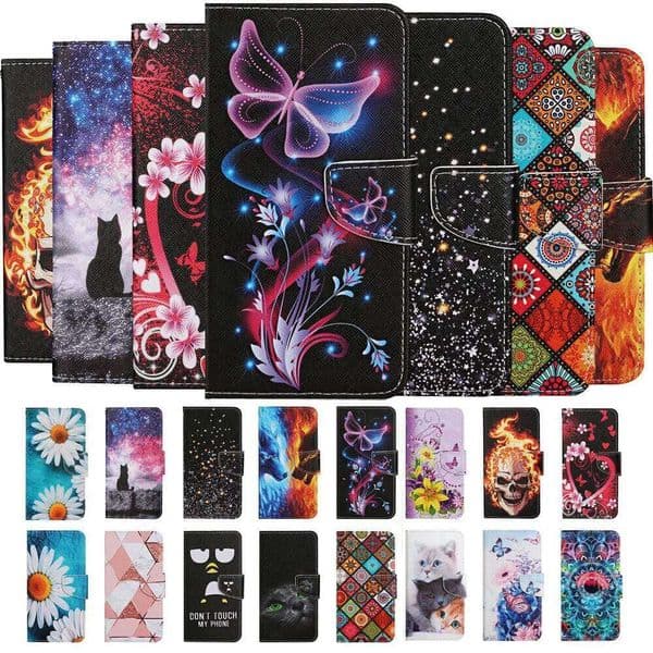 Leather Case For Xiaomi Redmi Note 13 Pro 4G 5G 13C Flip Wallet Card Slot Holder Fashion Cartoon Painted Phone Book Cover S260429