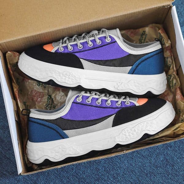 Lava Bottom Summer New Fashion Casual Sneakers, Men's Modern Canvas Shoes, Versatile Board Shoes