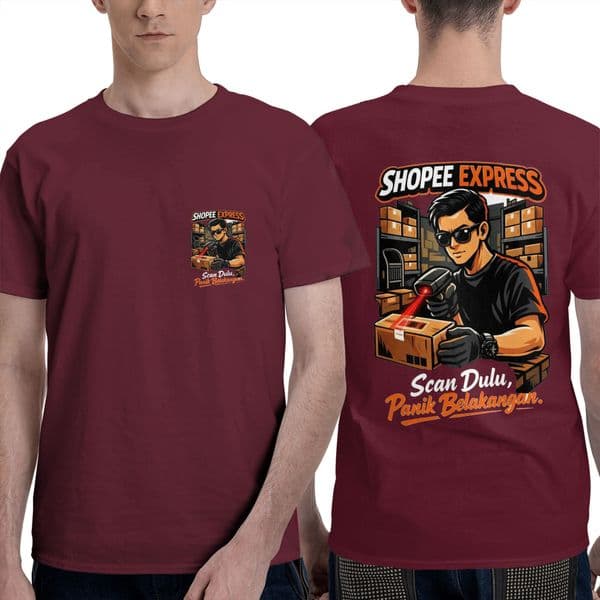 2026 new hot selling men's warehouse worker pattern printed short sleeved casual cotton T-shirt
