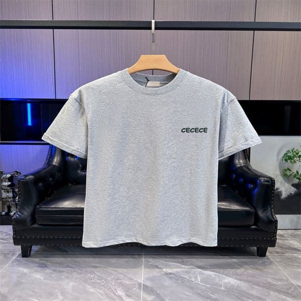 Men's Plus Tees & Polos Round neck embroidered and printed polar style summer wear with street pure cotton M set shorts tshirt R6429b8