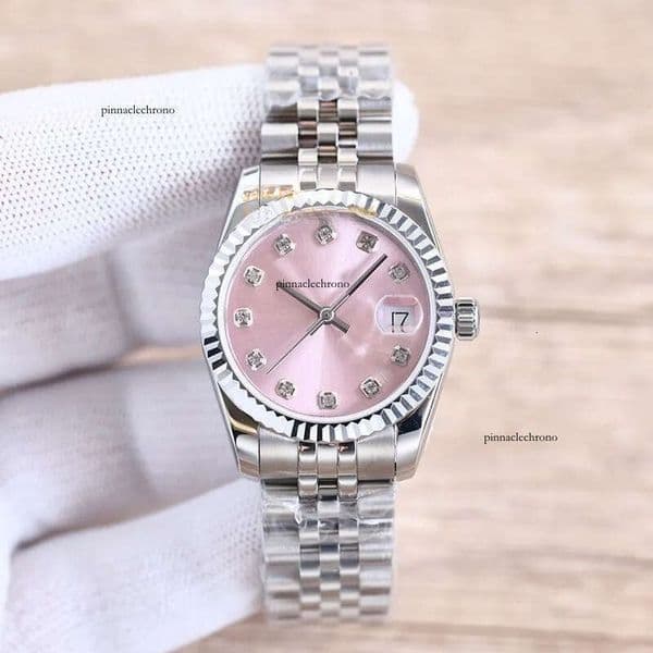 Designer lady's automatic mechanical wristwatch, 28,31,36,mm stainless steel strap, waterproof design, sapphire glass, a luxurious wristwatch gift 50