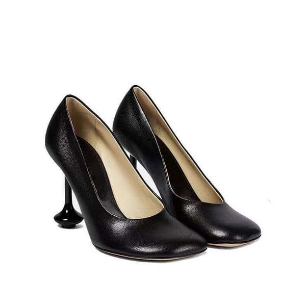 Simple Elegant Shallow Cut Women S Shoes Same Style As Worn And Summer New Round Toe Mary Jane High Heels