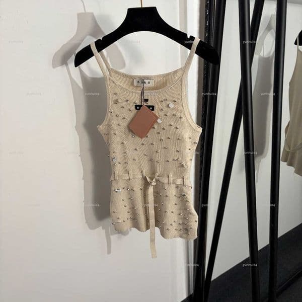 Popular straps women waistcoat spring lady singlet women designer clothes heavy duty vest A690X14N070