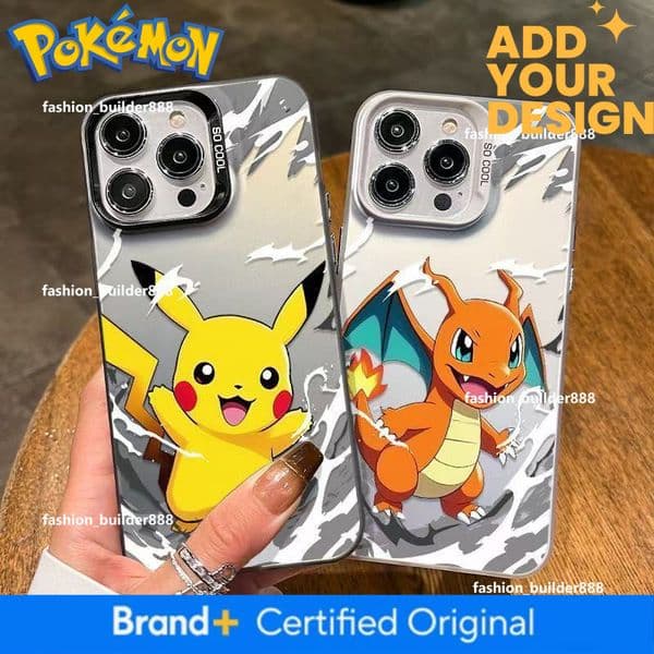 Suitable Apple 17 Phone Case, Pokemon Pikachu Cool Aura, New Model For Iphone 16 Pro Max, 15, 14