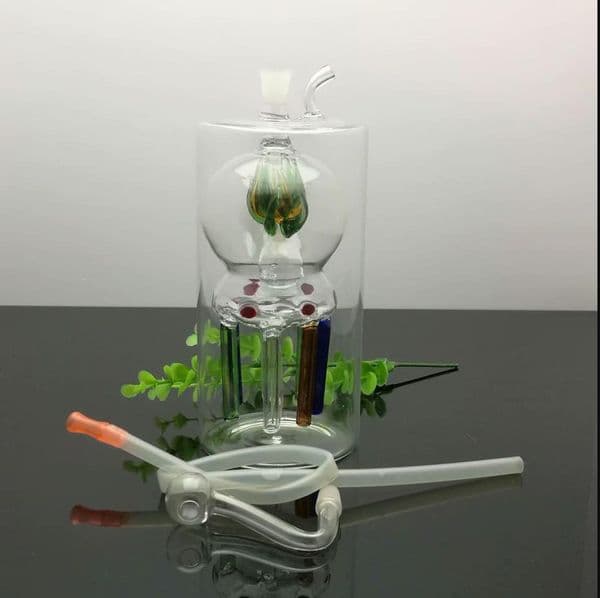 7 claw glass water bottle Glass bongs Oil Burner Glass