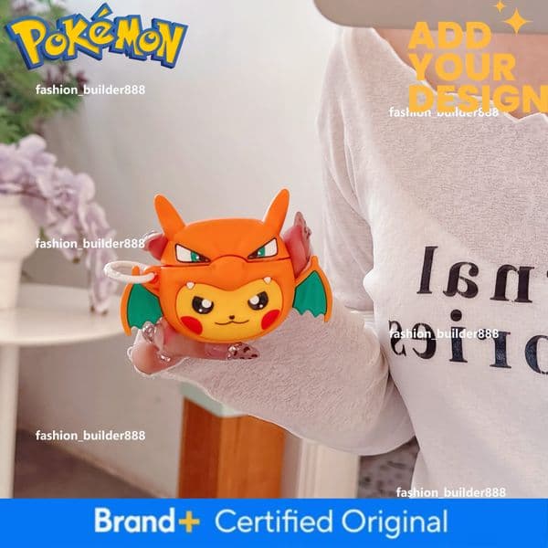 Pokemon Earphone Case Charizard Pikachu Suitable For Airpods Pro 1St/2Nd Generation Apple Bluetooth Earphone Case Airpods4 Hot Sell