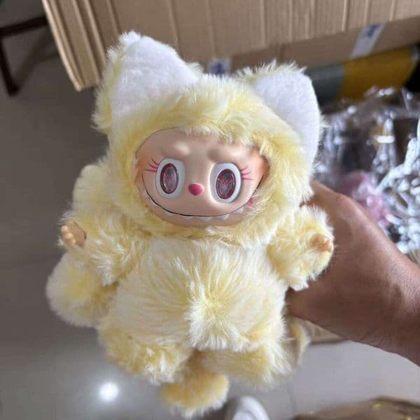 Model Of Custommade Macaron Vinyl Face Blind Box Plush Toy Pendant Figurine Trendy
