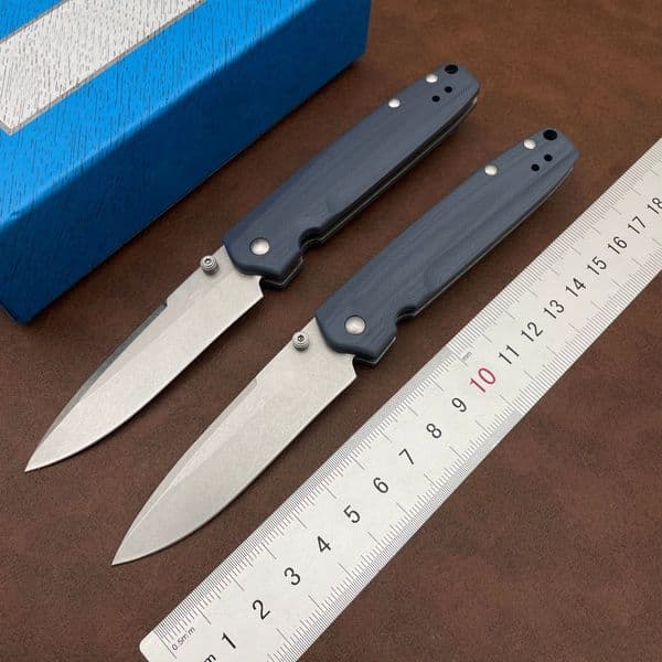 BM 485 Outdoor Self Defense Folding Blade Knife Utility G-10Handles EDC Pocket Tactical Rescue Sharp Tools Hunting Jackknife