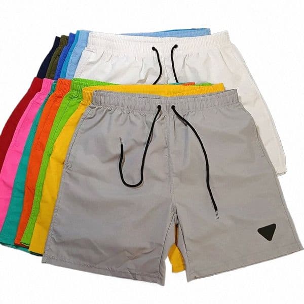 mens Designer Shorts Triangle Badge Waterproof Quick Drying Men Swim Short Mens Bermudas Summer Swimwear Beach Sports Running Short Pants k8eb#